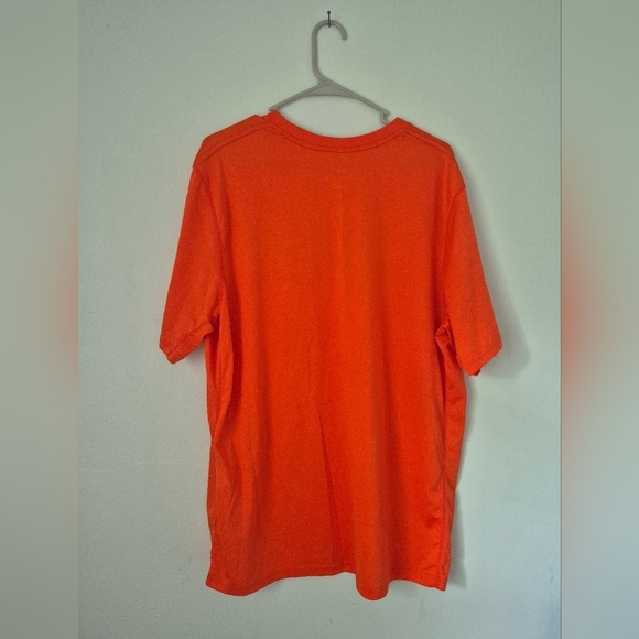 Nike Dry Fit Bright Orange Short Sleeve T Shirt - Picture 3 of 4
